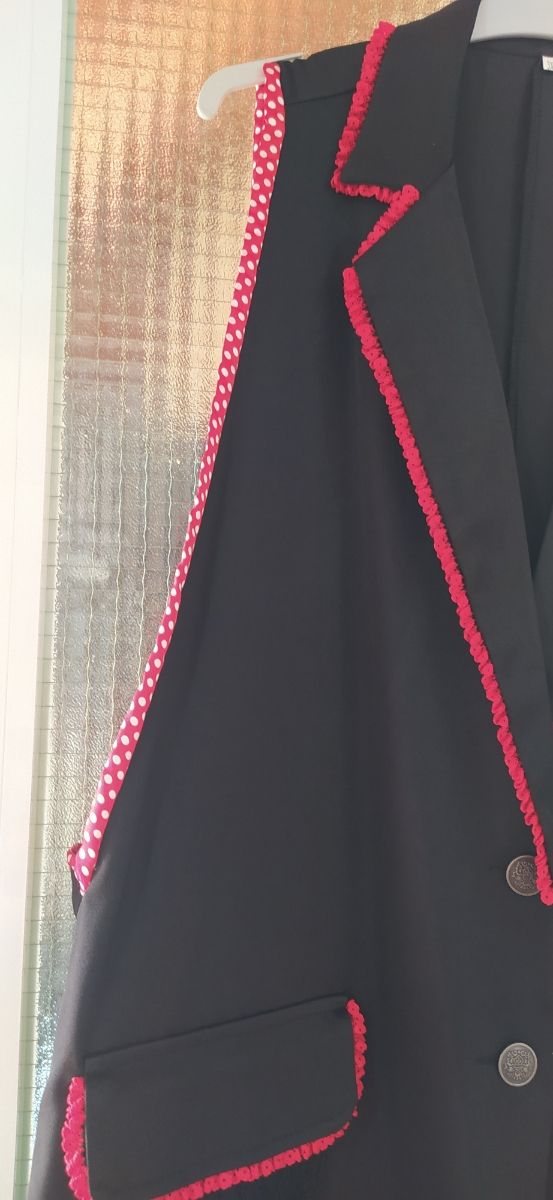 chaleco flamenco negro 5 XL/ talla 50