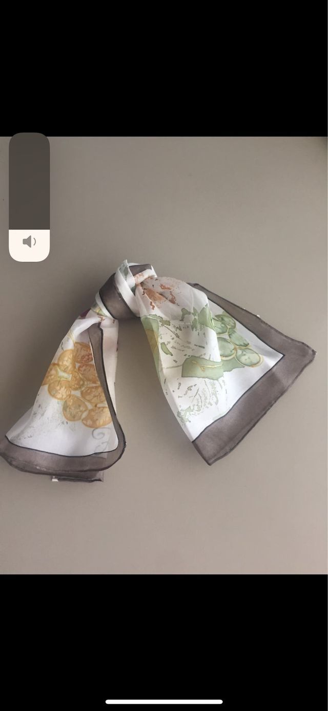 Pañuelos de seda pintados a mano