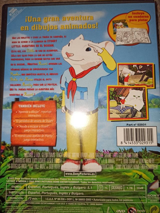 TRILOGÍA STUART LITTLE, 3 DVD