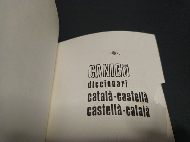 Diccionario català - castellà castellano - catalán