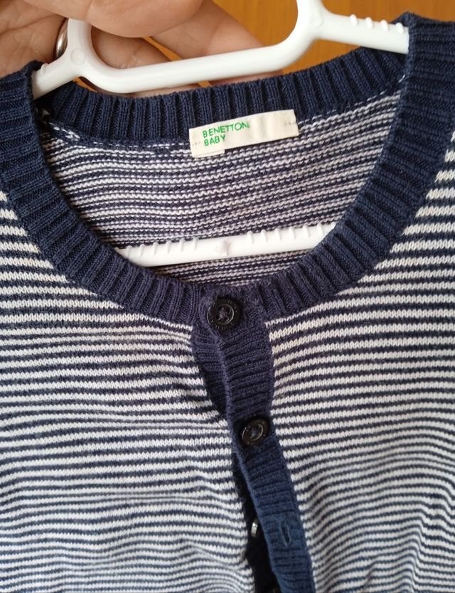 Chaqueta de punto Benetton 6 a 9 meses