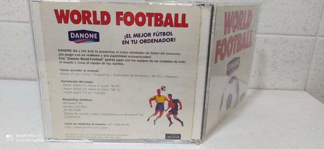 WORLD FOOTBALL, ORIGINALE GIOCO DI CALCIO IN SALA CD PER PC