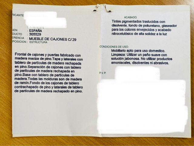 MUEBLE CAJONERA