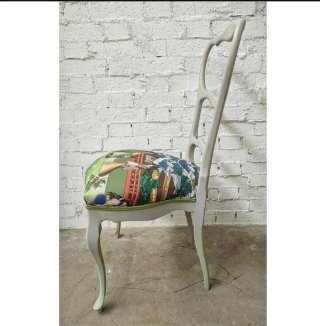 Mesa provenzal extensible + 6 sillas vintage