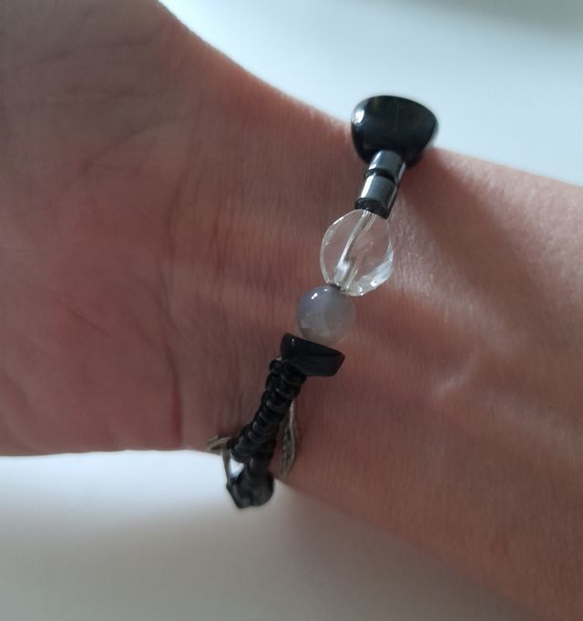 Pulsera de perlas de vidrio