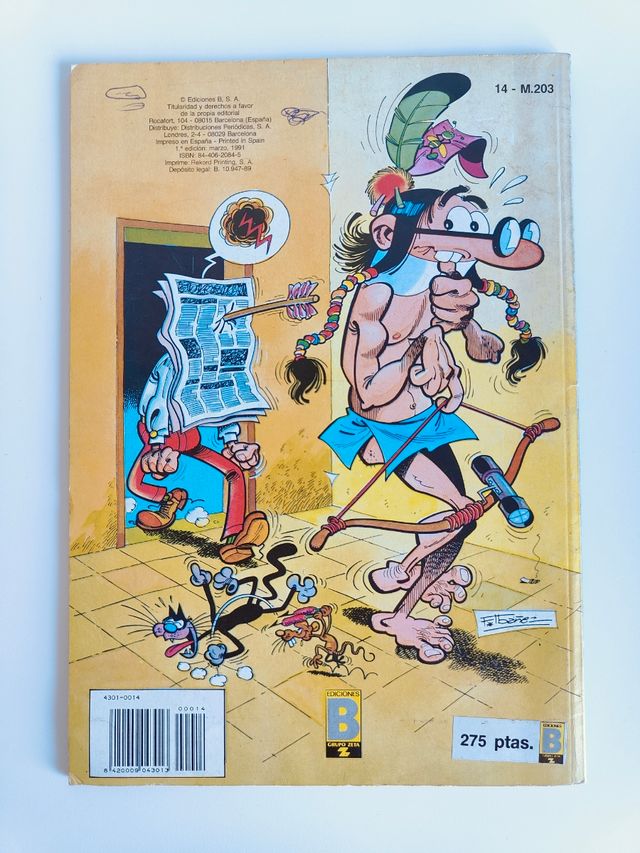 LOTE 6 TEBEOS ZIPI ZAPE MORTADELO Y FILEMÓN