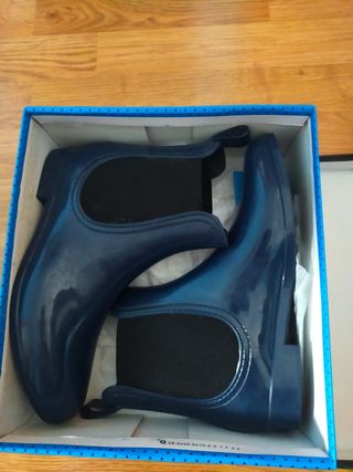 Botas agua azul mujer, 40, marypaz de segunda mano por 5 EUR en Málaga en  WALLAPOP