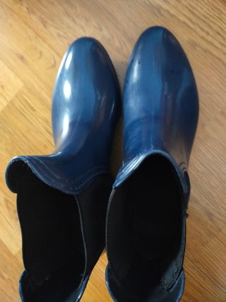 Botas agua azul mujer, 40, marypaz de segunda mano por 5 EUR en Málaga en  WALLAPOP