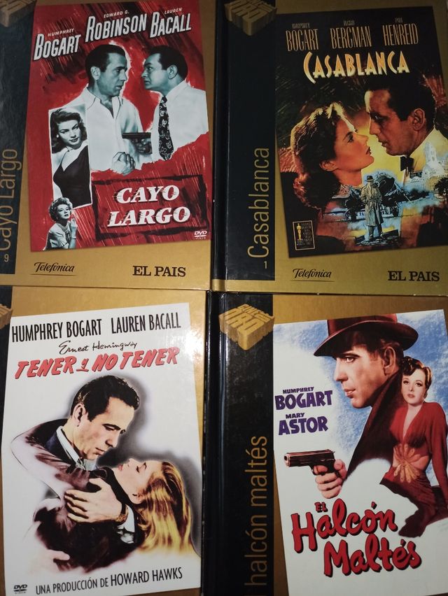 LOTE CINE HUMPHREY BOGART 9 DVD