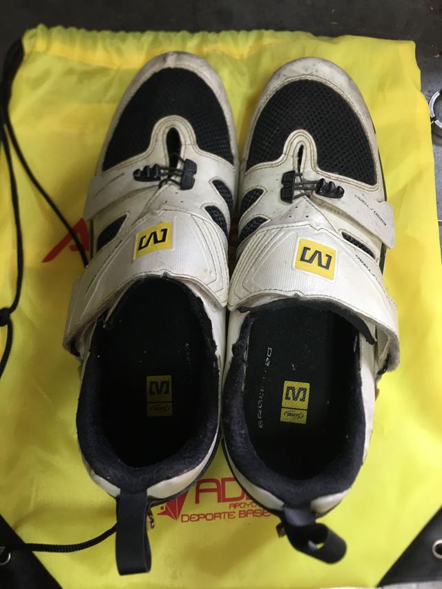 ZAPATILLAS TRIATLÓN MAVIC T/44,5 CARBONO..