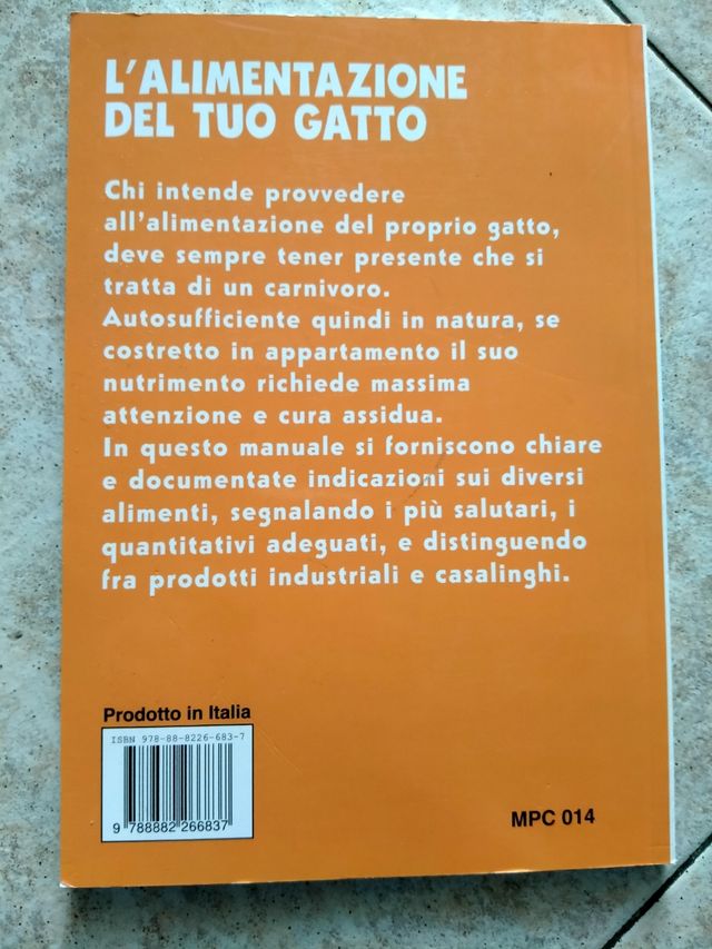 libro l' alimentazione del tuo gatto