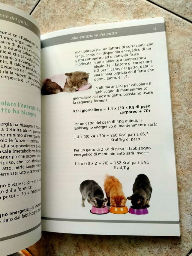 libro l' alimentazione del tuo gatto