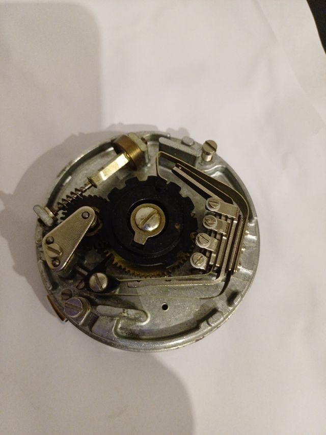 disco numérico antiguo esmaltado o de plásticoc