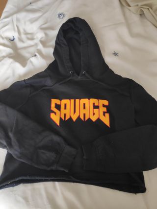 Sudadera negra Savage M de segunda mano por 3 EUR en Alegria-Dulantzi en  WALLAPOP