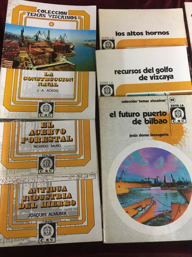 31 tomos colección de temas vizcainos. 1975