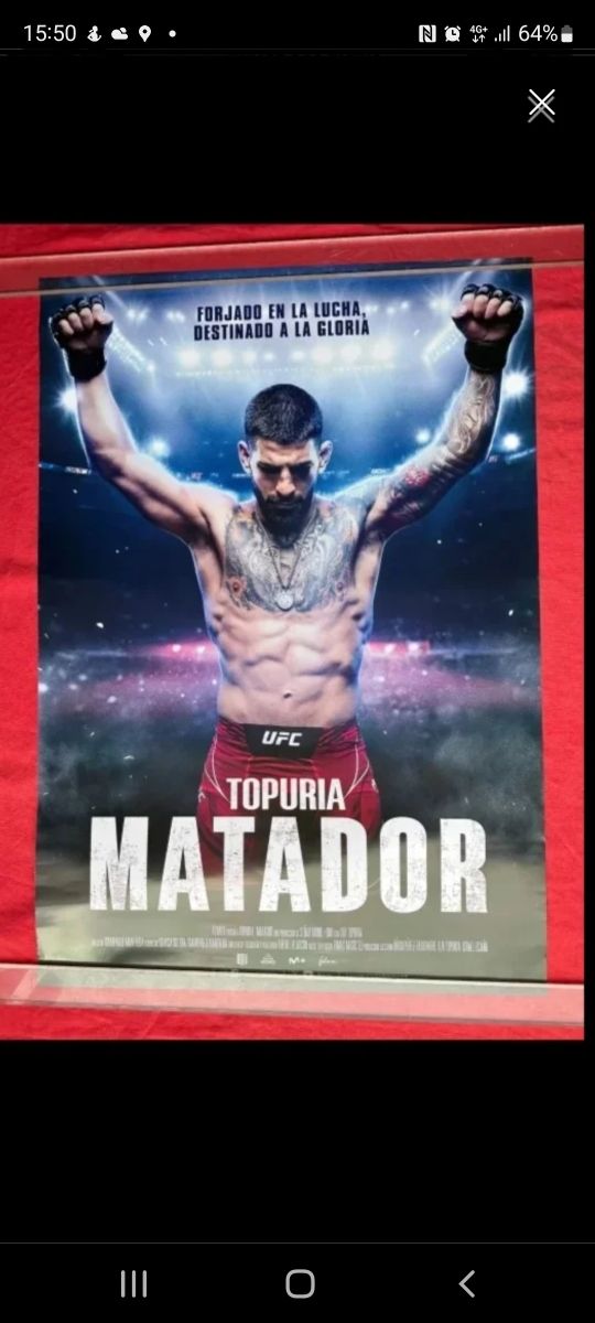 Poster Topuria Matador