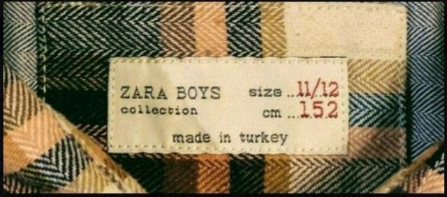 Camisa de cuadros de Zara