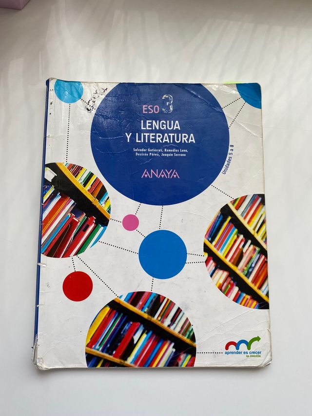 Libros lengua Anaya 3 ESO
