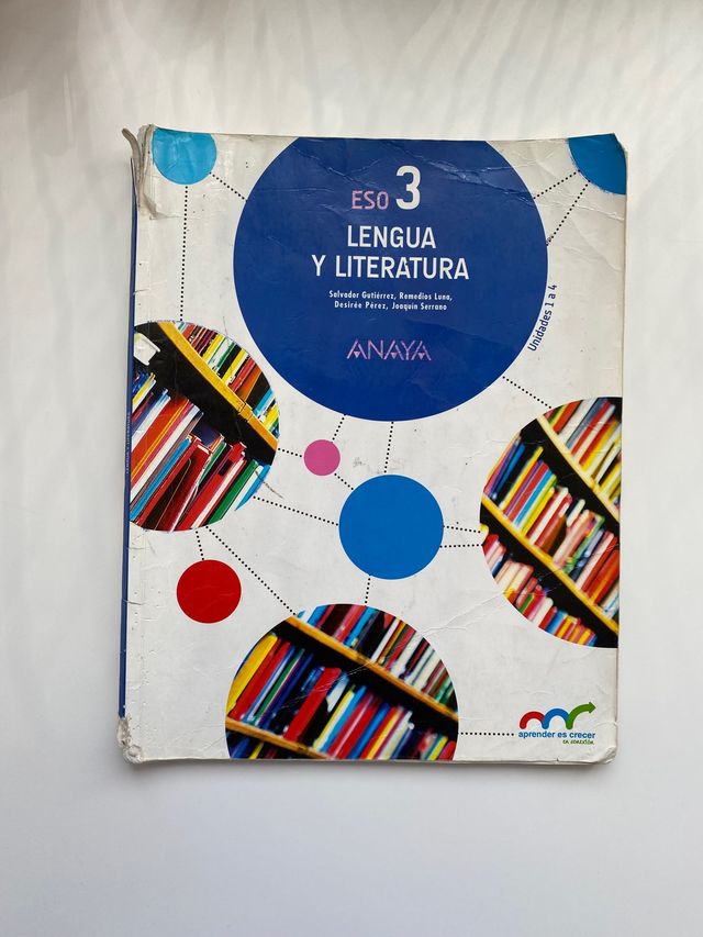 Libros lengua Anaya 3 ESO