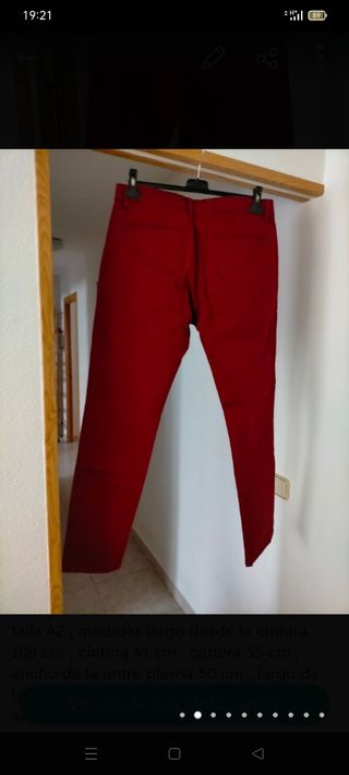 Pantalón hombre vaquero de segunda mano por 5 EUR en Alcorcón en WALLAPOP