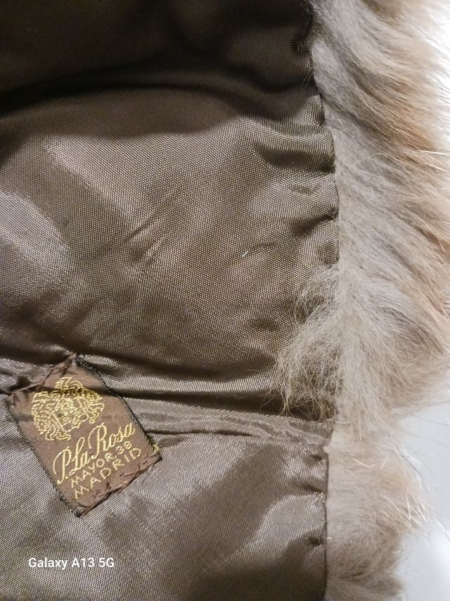 cuello de piel de zorro