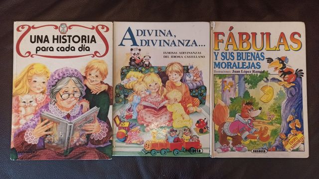 Libros de historias, fábulas y adivinanzas