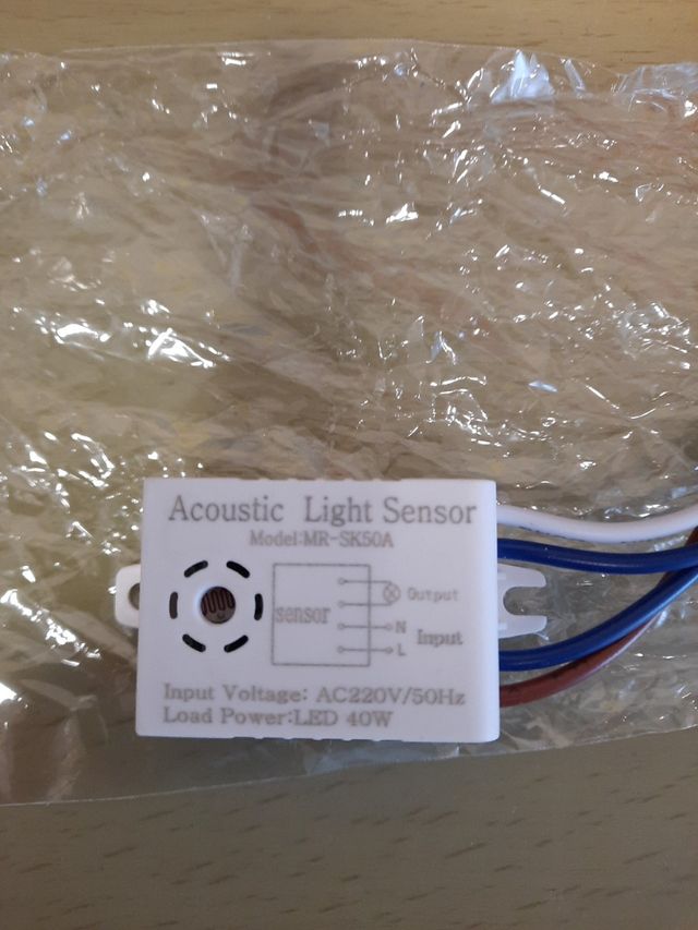 Relé activado por sonido