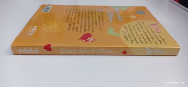 Libro Yoyo Quien besa el último...