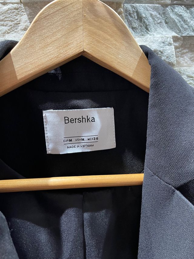 Americana negra vestir corta