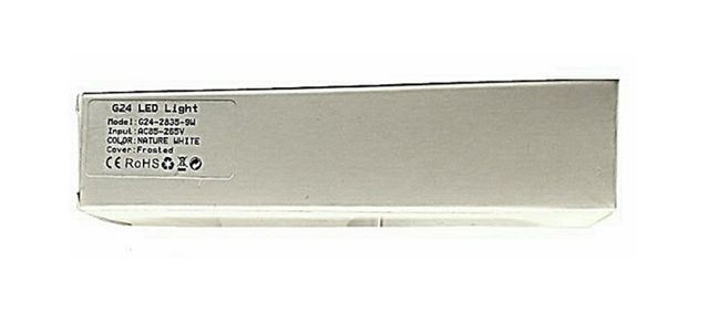 Pack 5 Lámparas de Led Bajo Consumo  G24-2835 9W-1