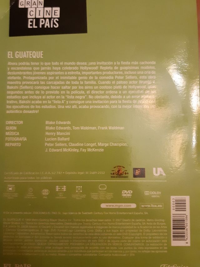 Películas Cine Clásico (DVD)