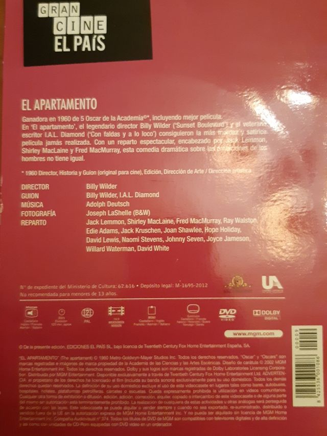 Películas Cine Clásico (DVD)