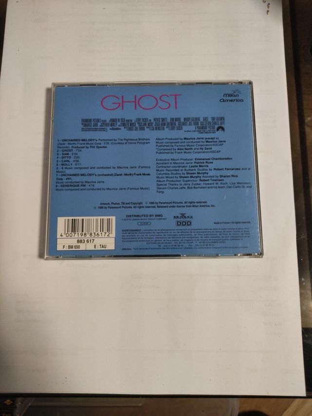 GHOST banda sonora original.