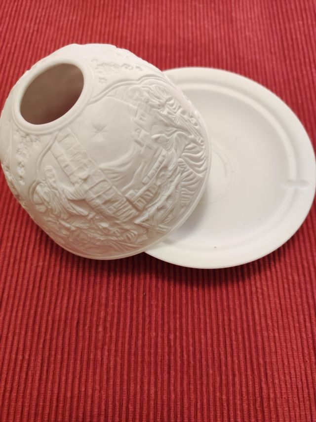 portacandela motivo natalizio