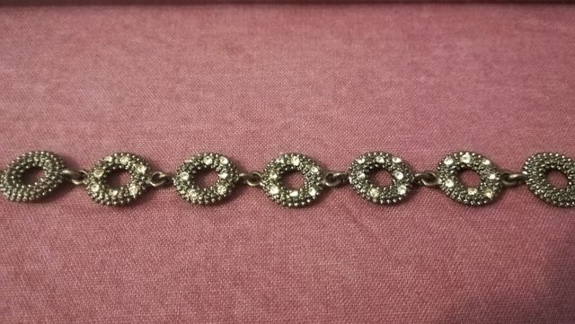 Pulsera tipo plata vieja