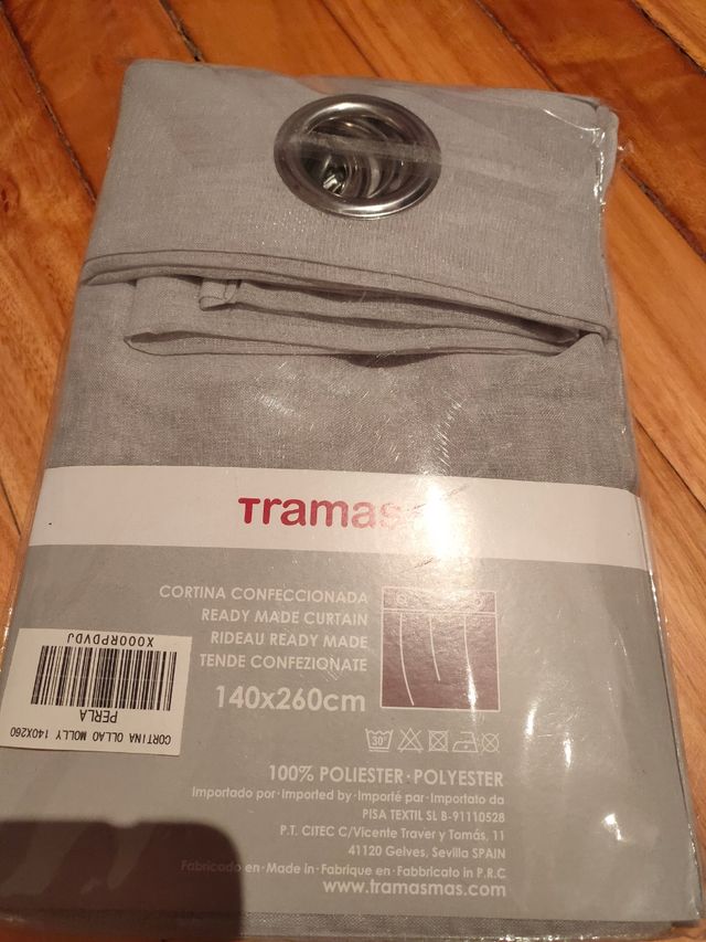 cortina sin estrenar