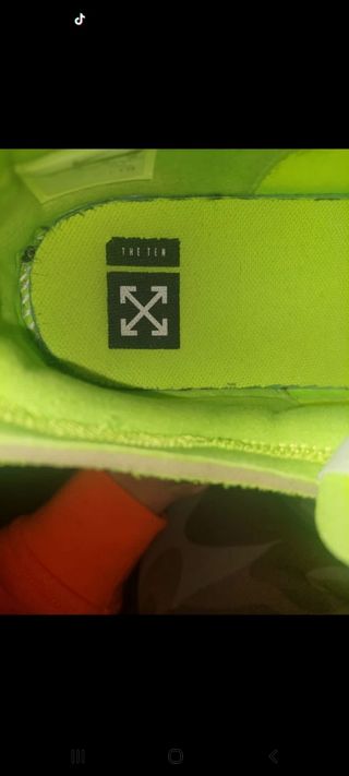 NIKE X OFF WHITE AIR FORCE 1 YELLOW\\/AMARILLAS de segunda mano por 600 EUR  en Las Puntas en WALLAPOP