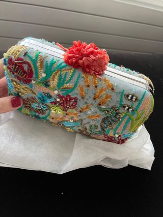 Bolso de mano Clutch Zara de segunda mano por 25 EUR en Vigo en WALLAPOP