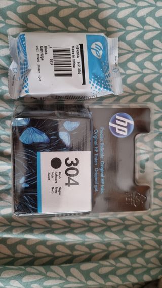 Tinta impresora original HP 304 negro de segunda mano por 18 EUR en  Tomelloso en WALLAPOP