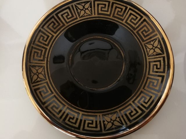 TAZAS GRIEGAS VINTAGE, 4 UNIDADES