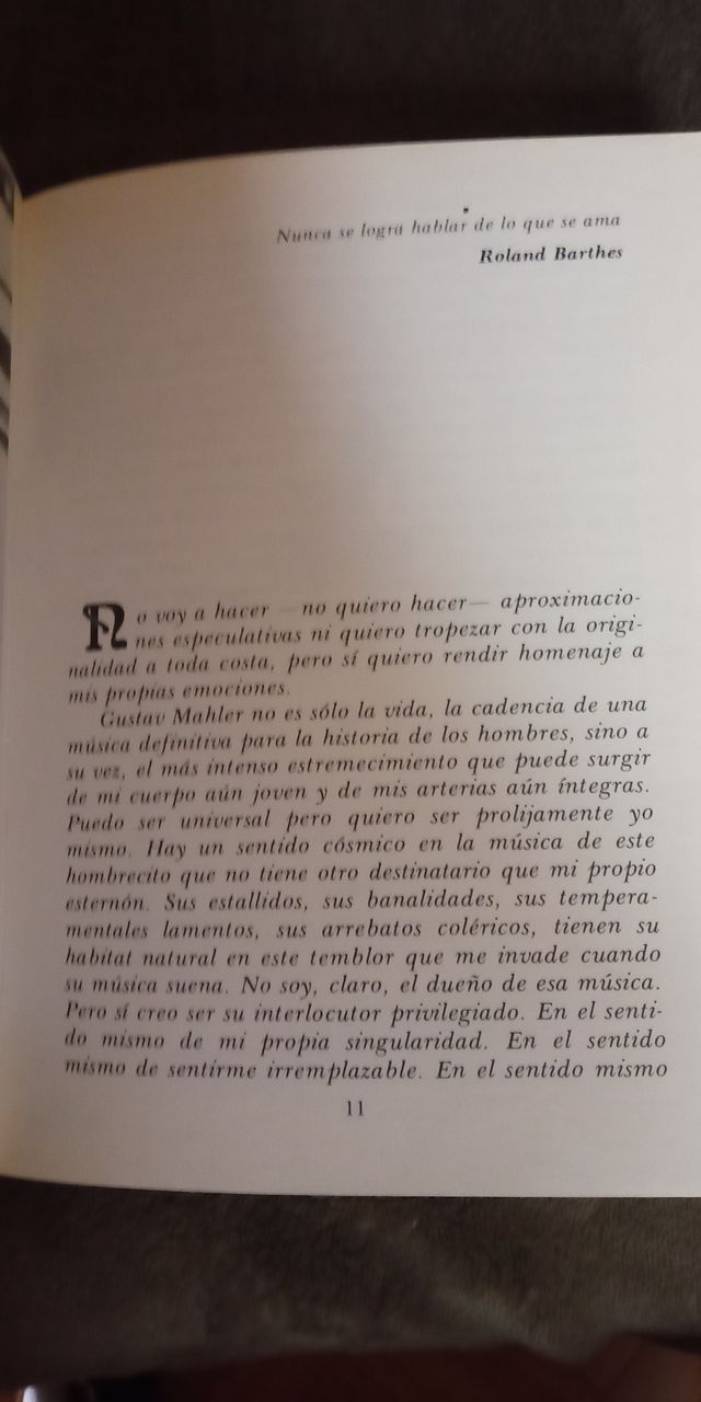 LIBRO GUSTAN MAHLER O EL CORAZÓN ABRUMADO