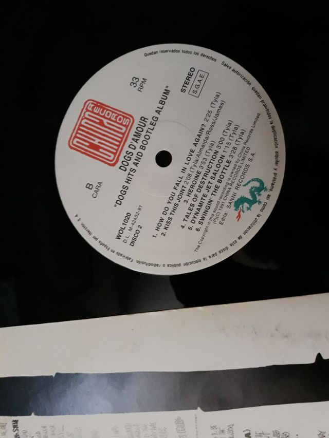 The Dogs D'Amour - LP Doble - Dogs Hits & Bootleg