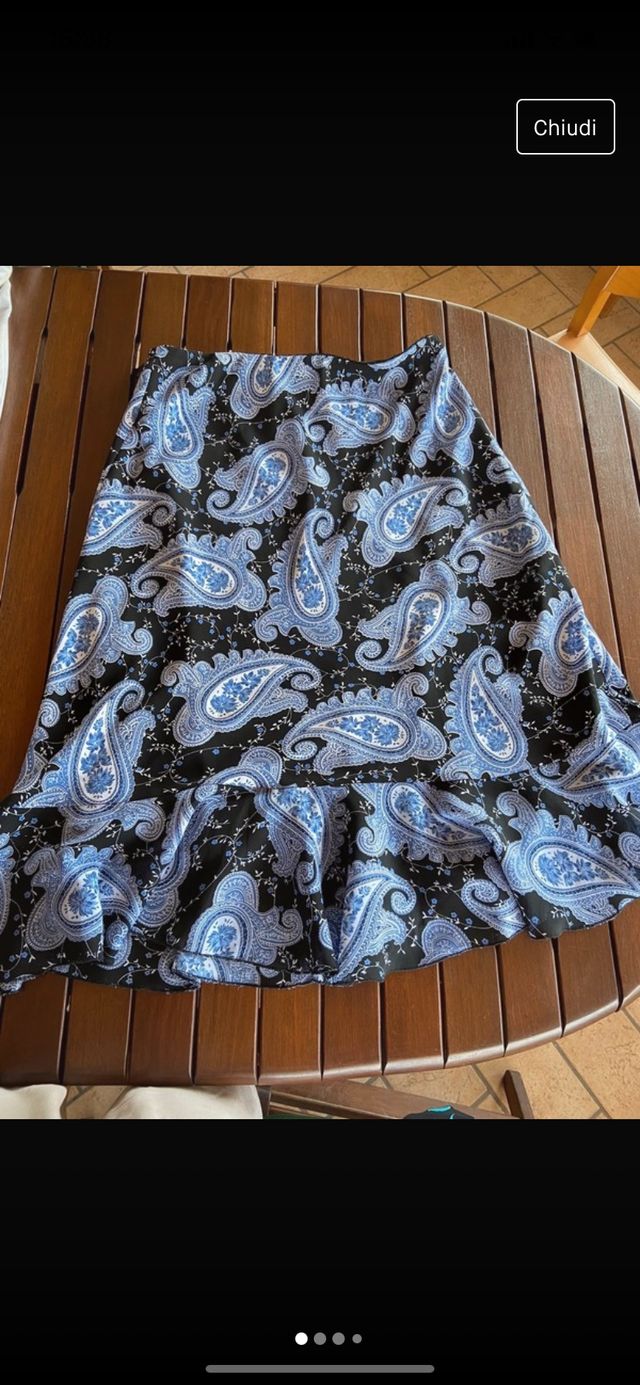 Gonna longuette svasata