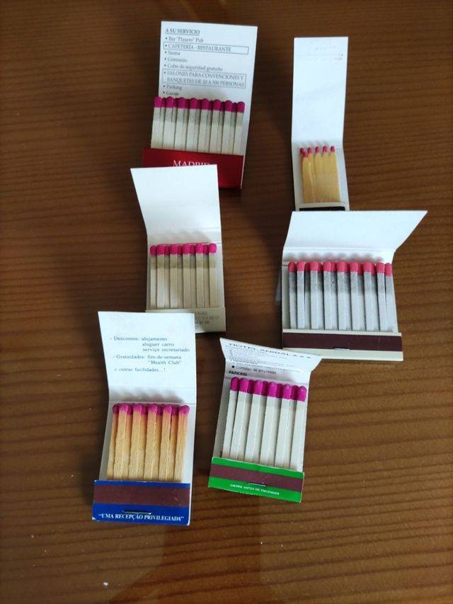 cajas cerillas