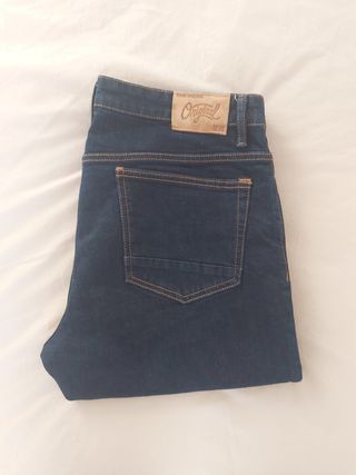MANGO Jeans Tim Slim Azul Marino de segunda mano por 10 EUR en Barcelona en  WALLAPOP