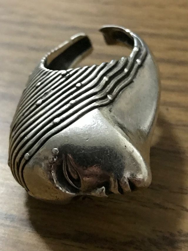 Anillo plata  Art noveau espectacular