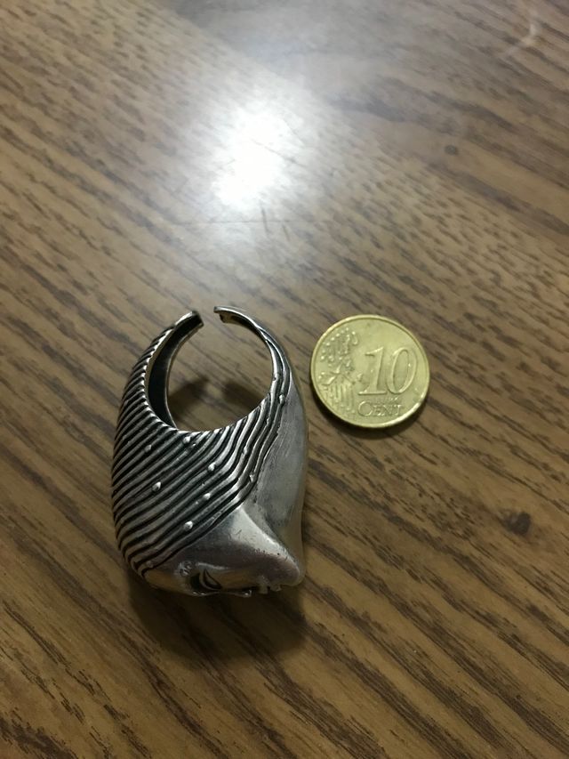 Anillo plata  Art noveau espectacular