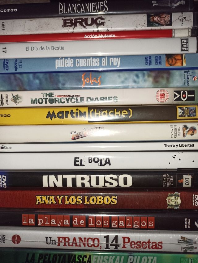 CINE ESPAÑOL DRAMA 45 DVD DESCATALOGADOS