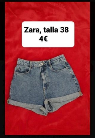 Short zara (talla 38) de segunda mano por 4 EUR en Los Caserones de Fataga  en WALLAPOP