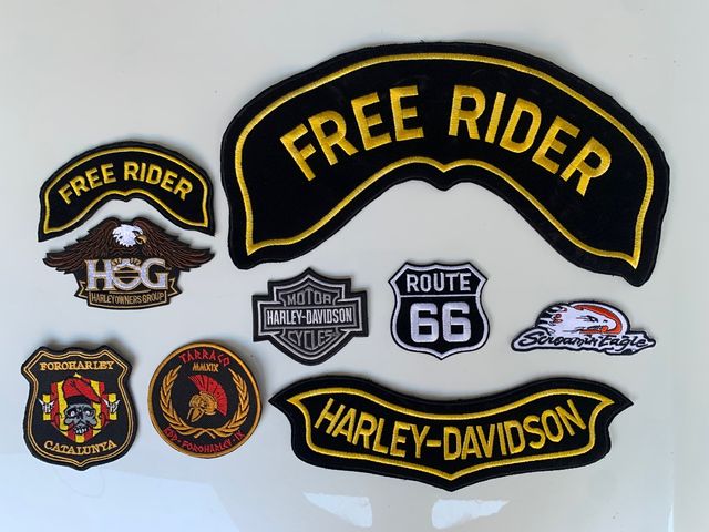 PARCHES Y PINS HARLEY HOG